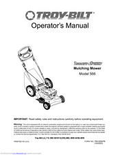 Troy-Bilt Smart Speed 566 Operator's Manual