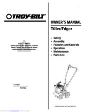 Troy-Bilt 12234 Owner's Manual
