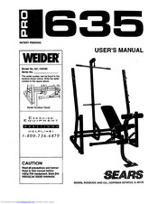 WEIDER 831.150390 User Manual