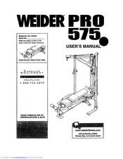 WEIDER PRO 575 User Manual