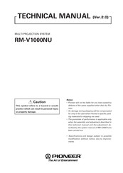 Pioneer RM-V1000NU Technical Manual
