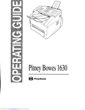 Pitney Bowes 1630 Operating Manual