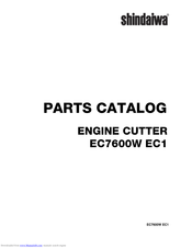 Shindaiwa EC7600W EC1 Parts Catalog