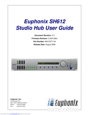 Euphonix SH612 User Manual
