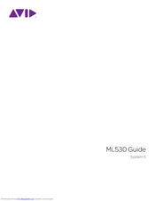 Avid Technology ML530 Manual
