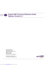Extreme Networks Summit WM Series Technical Reference Manual
