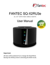 Fantec SQ-X2RU3e User Manual