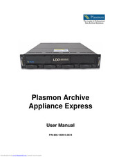 Plasmon Archive Appliance Express Manual