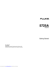 Fluke 5725A Getting Started