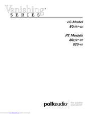 Polk Audio VANISHING 80F/X -LS Instructions Manual