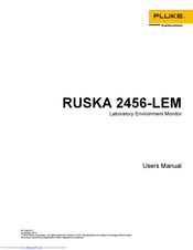 Fluke RUSKA 2456-LEM User Manual
