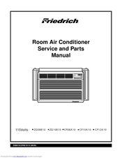 Friedrich CP12A10 Service And Parts Manual
