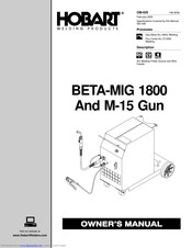 Hobart Welding Products M-15 Gun Owner's Manual