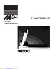 Precor Electronic M9.4 Owner's Manual