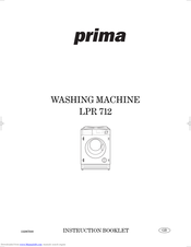 Prima LPR 712 Instruction Booklet