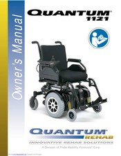 Pride Mobility Quantum 1121 Series Owner's Manual