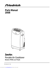 Friedrich ZoneAire P09A Parts Manual