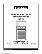 Friedrich SV08A10A Service And Parts Manual