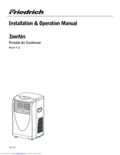 Friedrich ZoneAir P-12 Installation & Operation Manual
