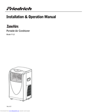 Friedrich ZoneAire P-12 Installation & Operation Manual