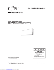 Fujitsu Inverter 9319356068 Operating Manual