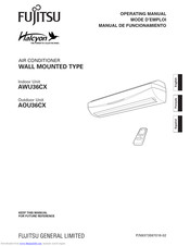 Fujitsu Halcyon AWU36CX Operating Manual