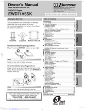 Emerson EWD71V5SK Owner's Manual