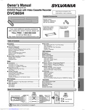 Sylvania Sylvania DVC865H Owner's Manual