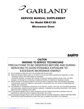Garland EM-C120 Service Manual Supplement