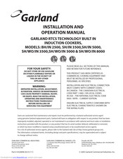 Garland SH/WO/IN 8000 Installation And Operation Manual
