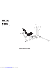 Precor move beyond S3.25 Assembly Instructions Manual