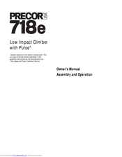 Precor 718e Owner's Manual