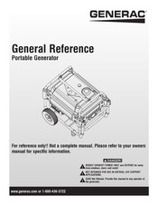 Generac Power Systems Portable Generator Reference