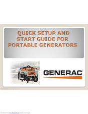 Generac power systems GP15000E Manuals | ManualsLib