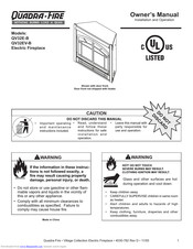 Quadra-Fire QV32E-B Owner's Manual