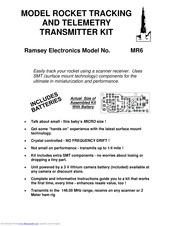 Ramsey Electronics MR6 User Manual
