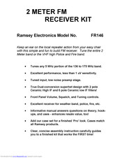 Ramsey Electronics FR146 User Manual