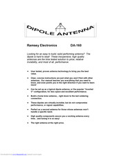 Ramsey Electronics DA Series Use Manual