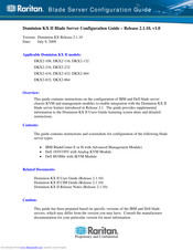 Raritan DKX2-108 Configuration Manual