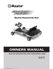Razor Ground Force 300001-SL Owner's Manual