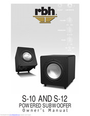 RBH Sound S-8 Owner's Manual