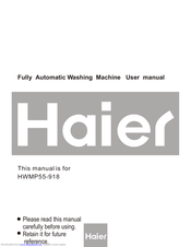 Haier HWMP55-918 User Manual