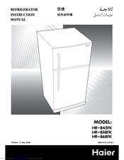 haier HR-845FK Instruction Manual