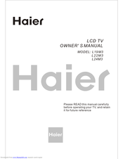 haier L24M3 Owner's Manual