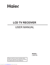 Haier L39Z10A User Manual