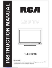 RCA RLED3218 Instruction Manual
