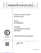 Hoshizaki Serenity Series KMS-830MLH Instruction Manual