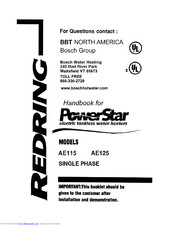 Redring PowerStar AE115 Handbook