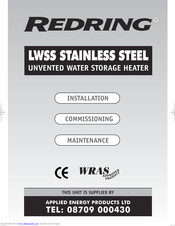 Redring LWSS STAINLESS STEEL Installation Manual