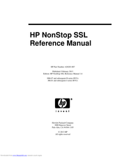 Hp NonStop SSL Reference Manual
